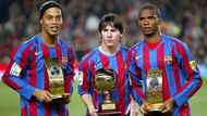 Ronaldinho, Messi, and Eto'o